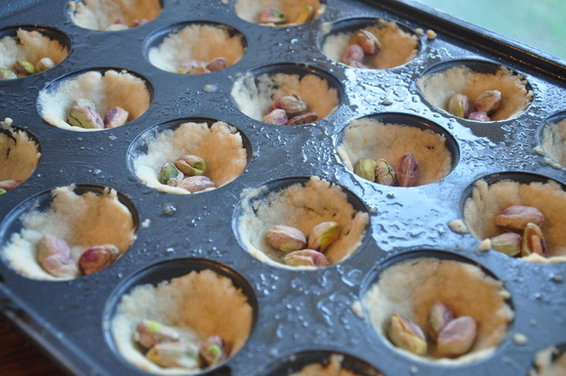 Lemon Pistachio Tartlets