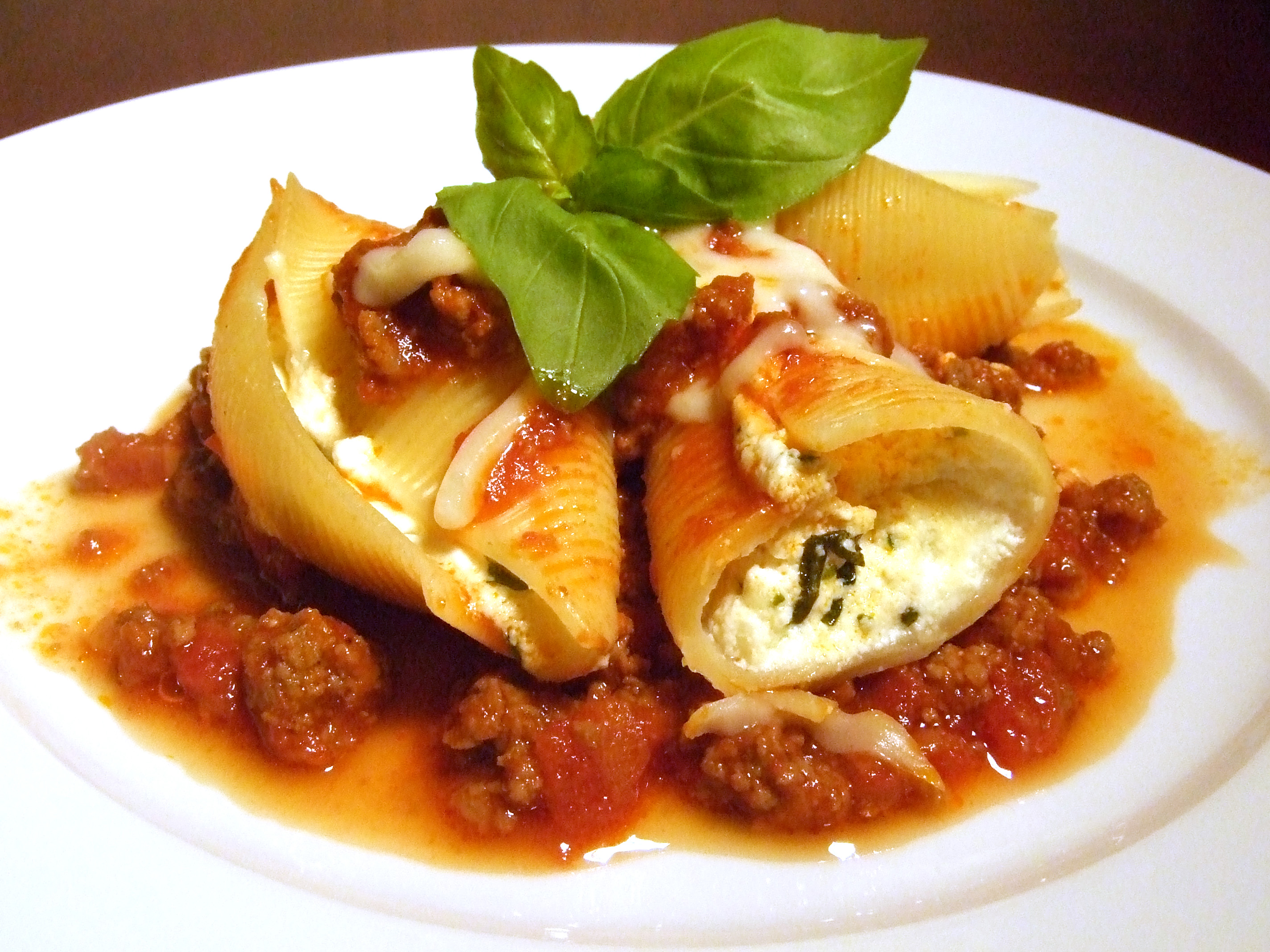 Ricotta Stuffed Shells