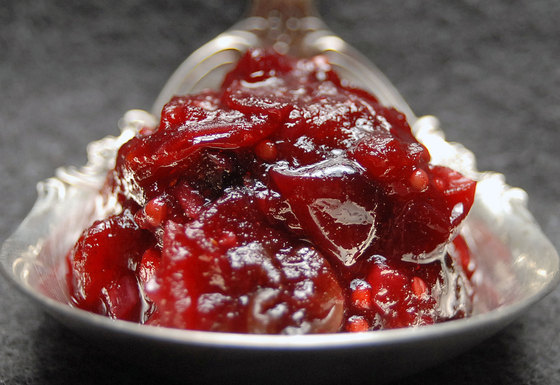 Gingered Cranberry Fig Chutney