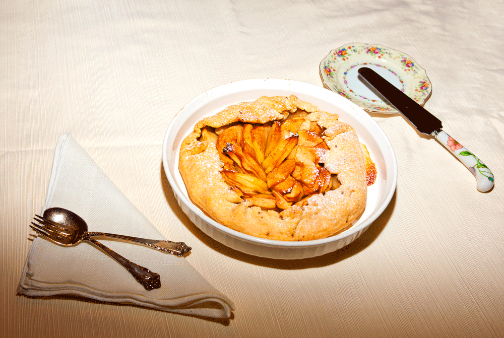 Apple Tart with Cookie Crust