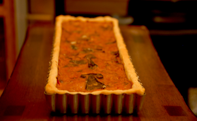 Wildly Interesting Wild Mushroom & Arugula Tart 