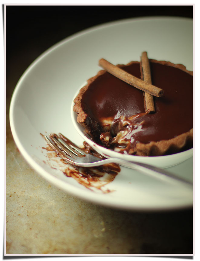 Chocolate and Banana Tart