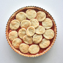 Quince Jelly Tart with Cinnamon Cream Cheese