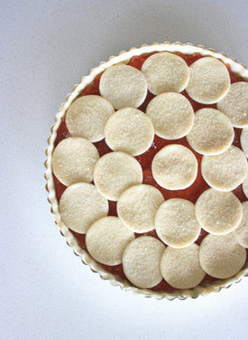 Quince Jelly Tart with Cinnamon Cream Cheese