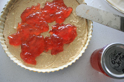 Quince Jelly Tart with Cinnamon Cream Cheese