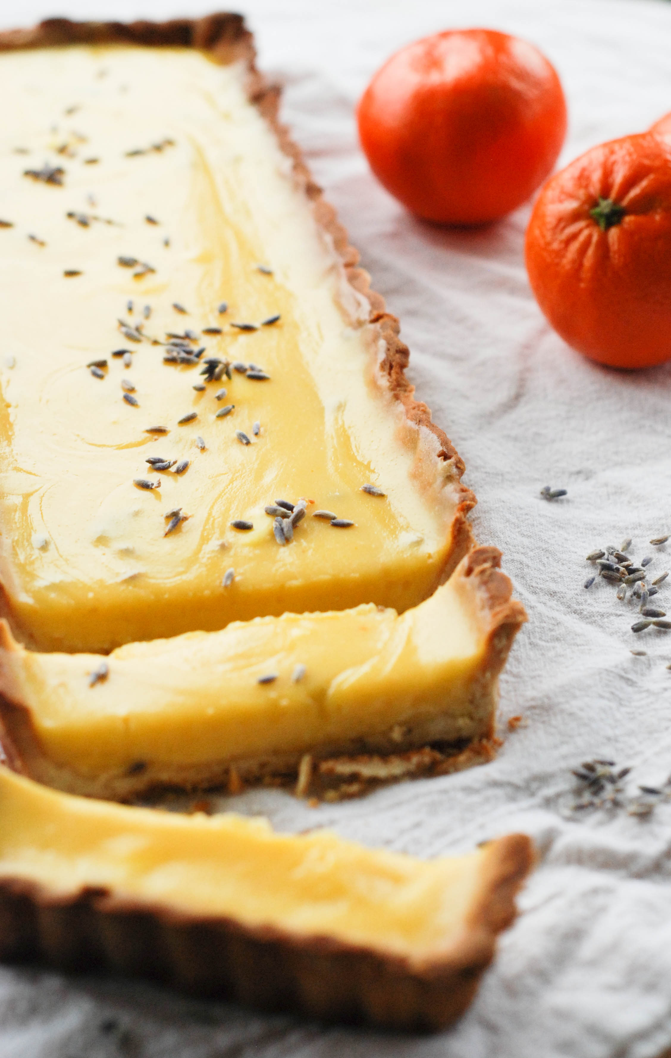 Orange Lavender Tart