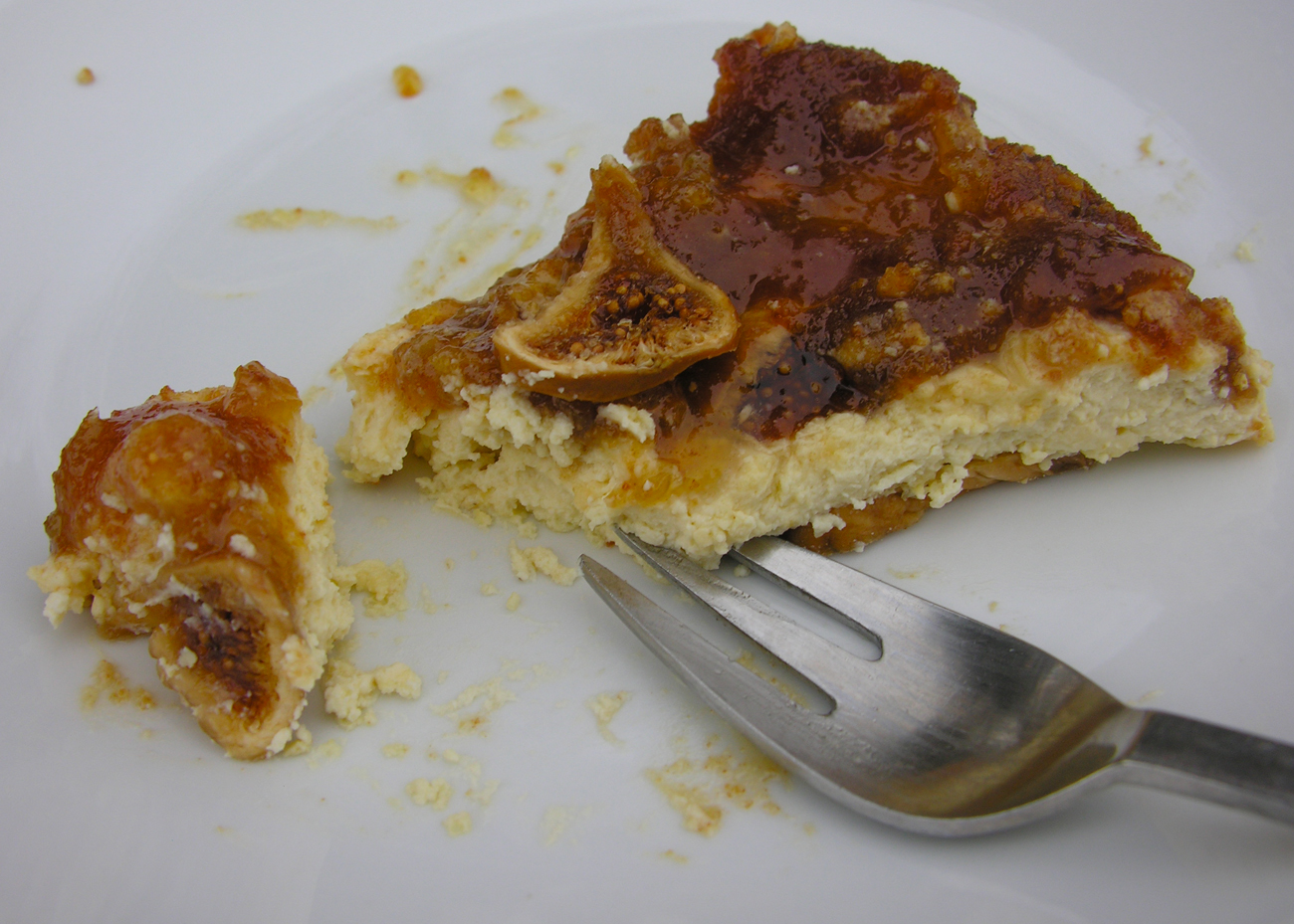 Figgy upside down cake