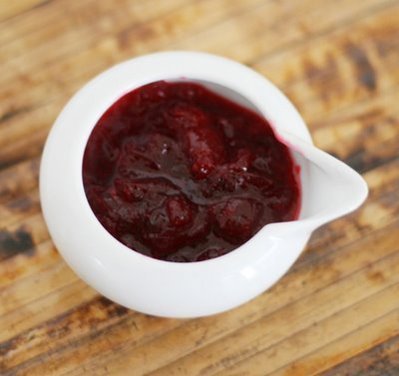 Ginger Lime Spiked Cranberry Sauce