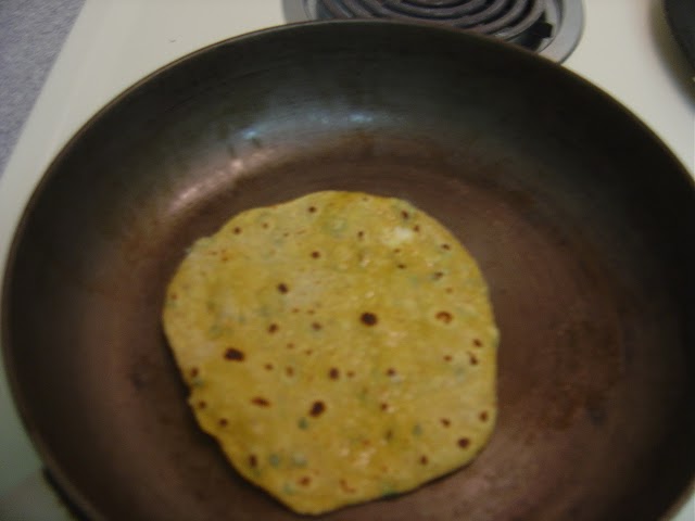 Ricotta Paratha (Indian flat bread)