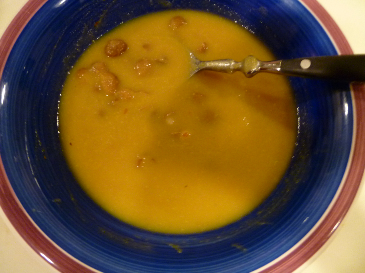 Adzuki bean and roasted squash soup
