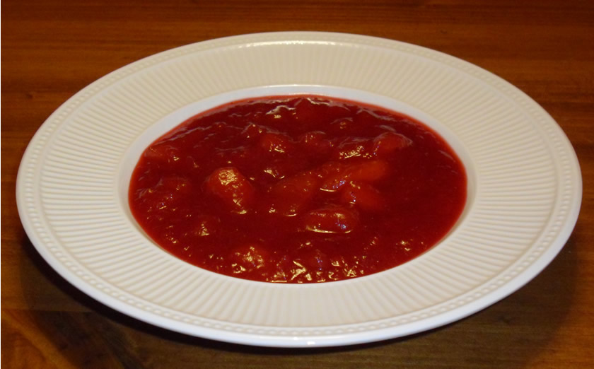 Cranberry Apple Sauce, affectionately called "crapple sauce"