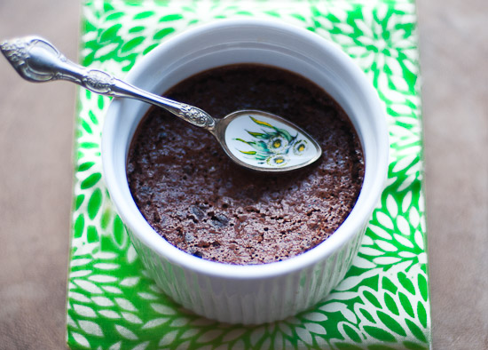 Individual Chocolate and Candied Ginger Ricotta "Cheesecakes"