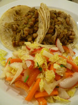 Tomatillo White Beans and Shredded Pork