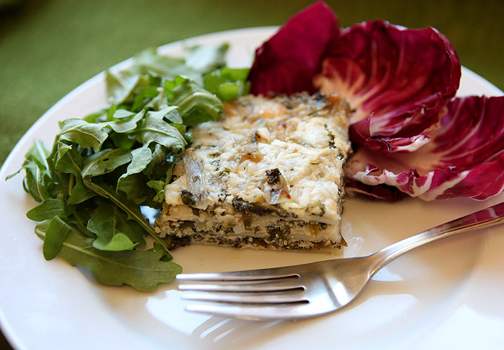 Arugula Lasagna