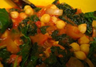 Chana Saag (vegan, gluten free)