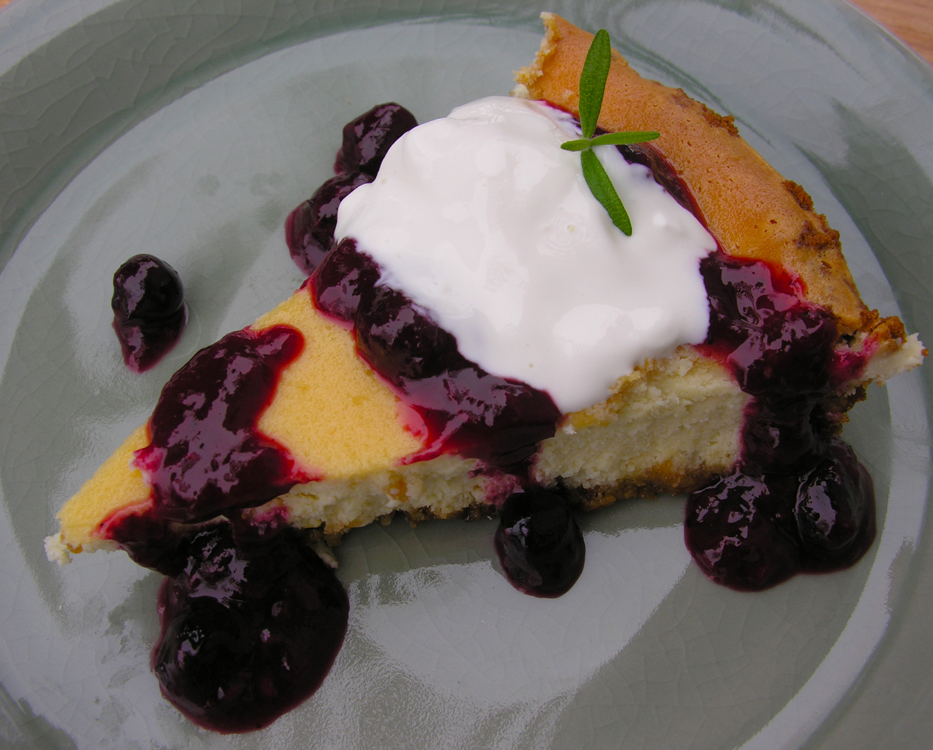 Our Very Perfect Birthday Cheesecake, with Rote Grütze