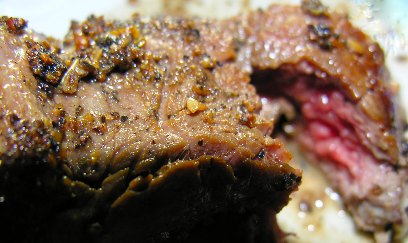 Brandy Maple Pepper Steak Flambe