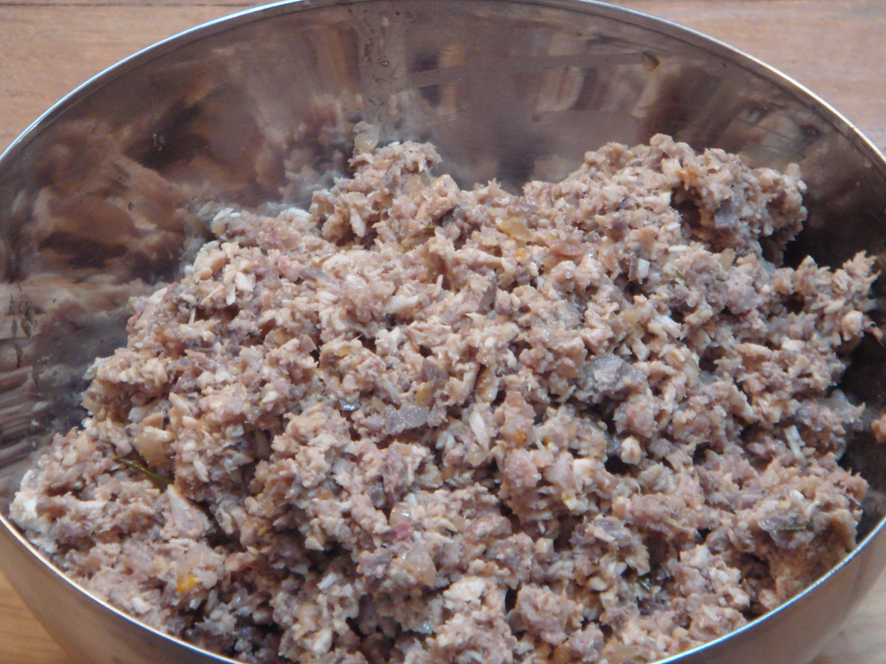Chestnut, Pork and Nut Stuffing - My family's traditional recipe