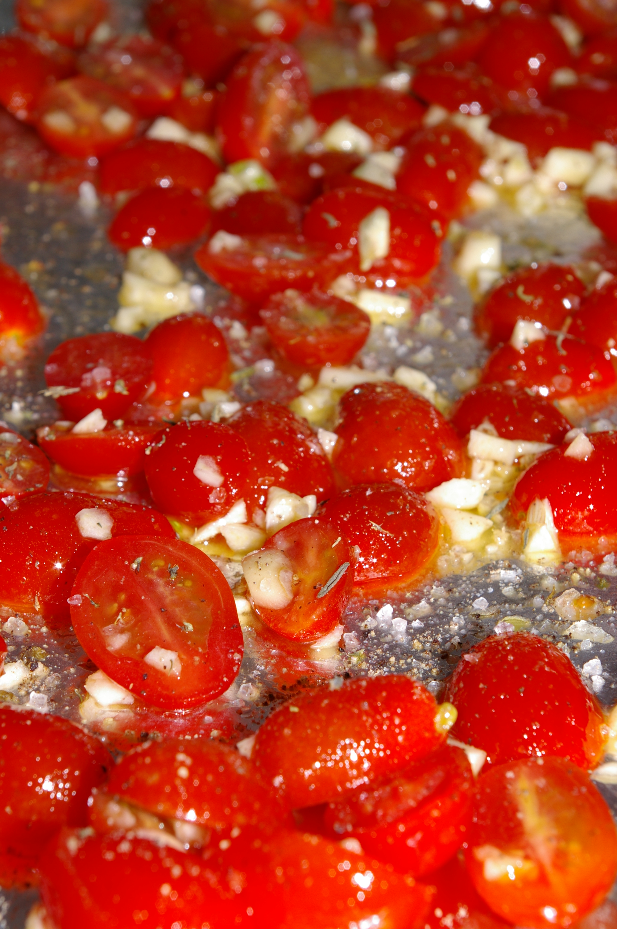 Heirloom Red Quinoa with Roasted Tomatoes and Chick Peas