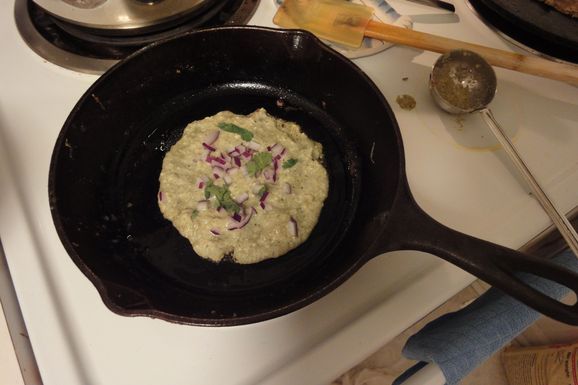 Savory Mung Bean Crepes