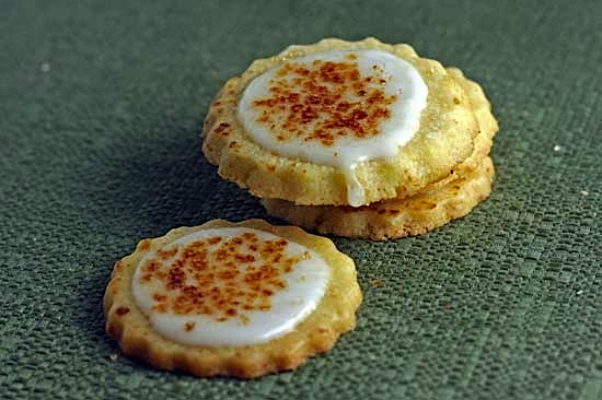 Bruleed Orange Butter Cookies