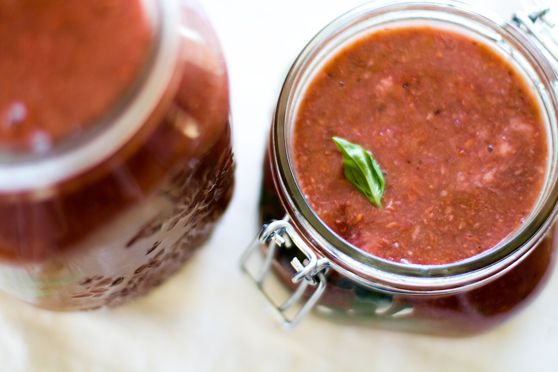 Stawberry Rhubarb Basil Jam