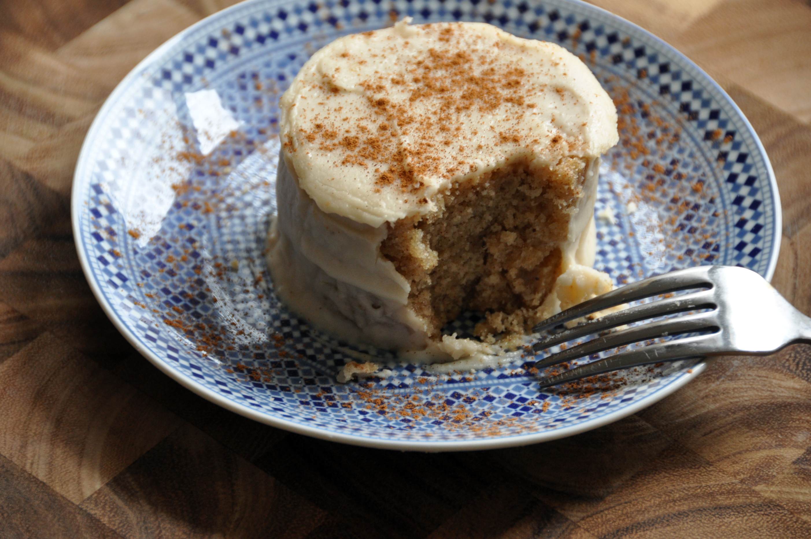 Mini Spice Cakes with Brown Sugar Frosting
