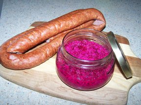 Beets with Horseradish or Polish "ćwikła". 