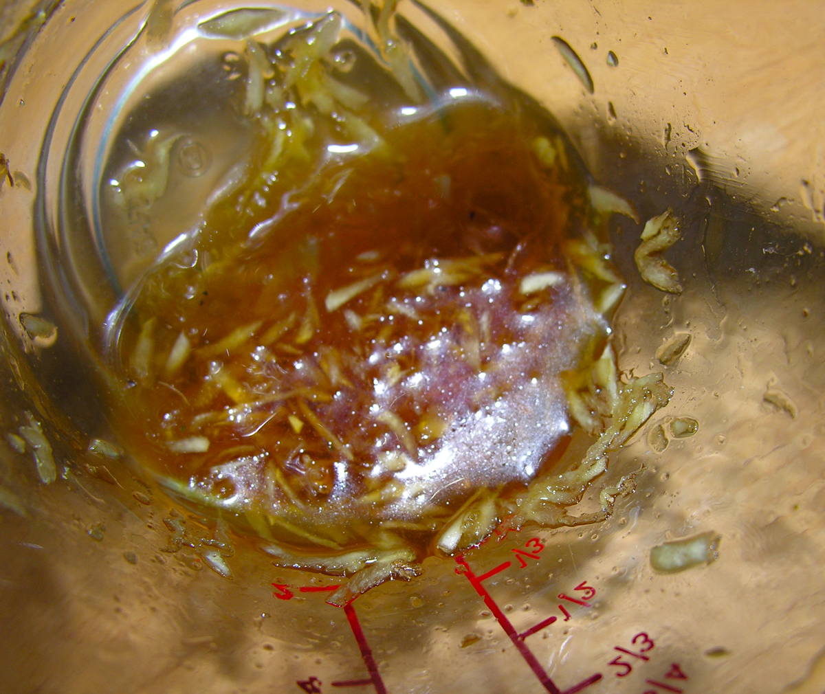 Maple horseradish marinade with an hors d'oeuvres suggestion