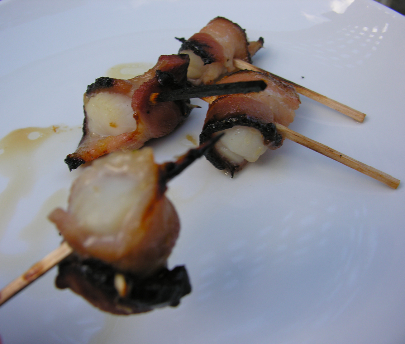 Maple horseradish marinade with an hors d'oeuvres suggestion