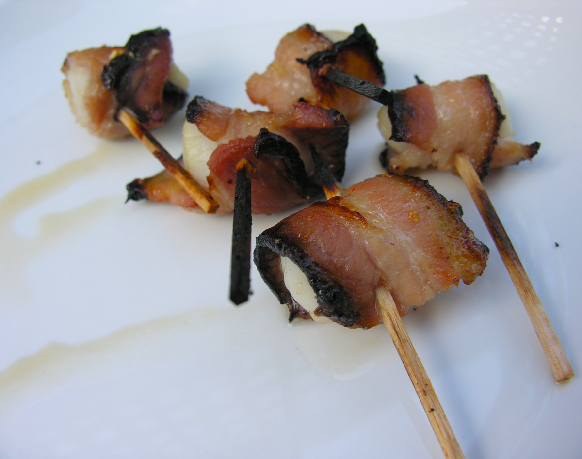 Maple horseradish marinade with an hors d'oeuvres suggestion
