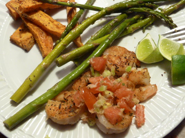 Grilled Shrimp with Horseradish Salsa