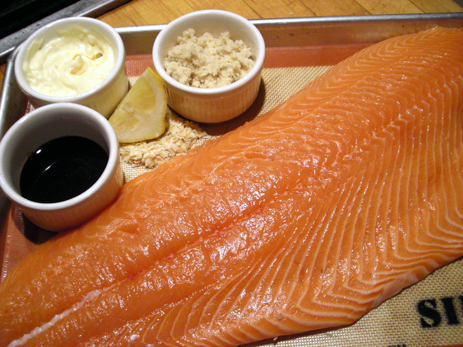 Horseradish-crusted Salmon