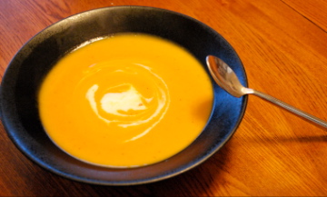 Curried Carrot and Sweet Potato Soup