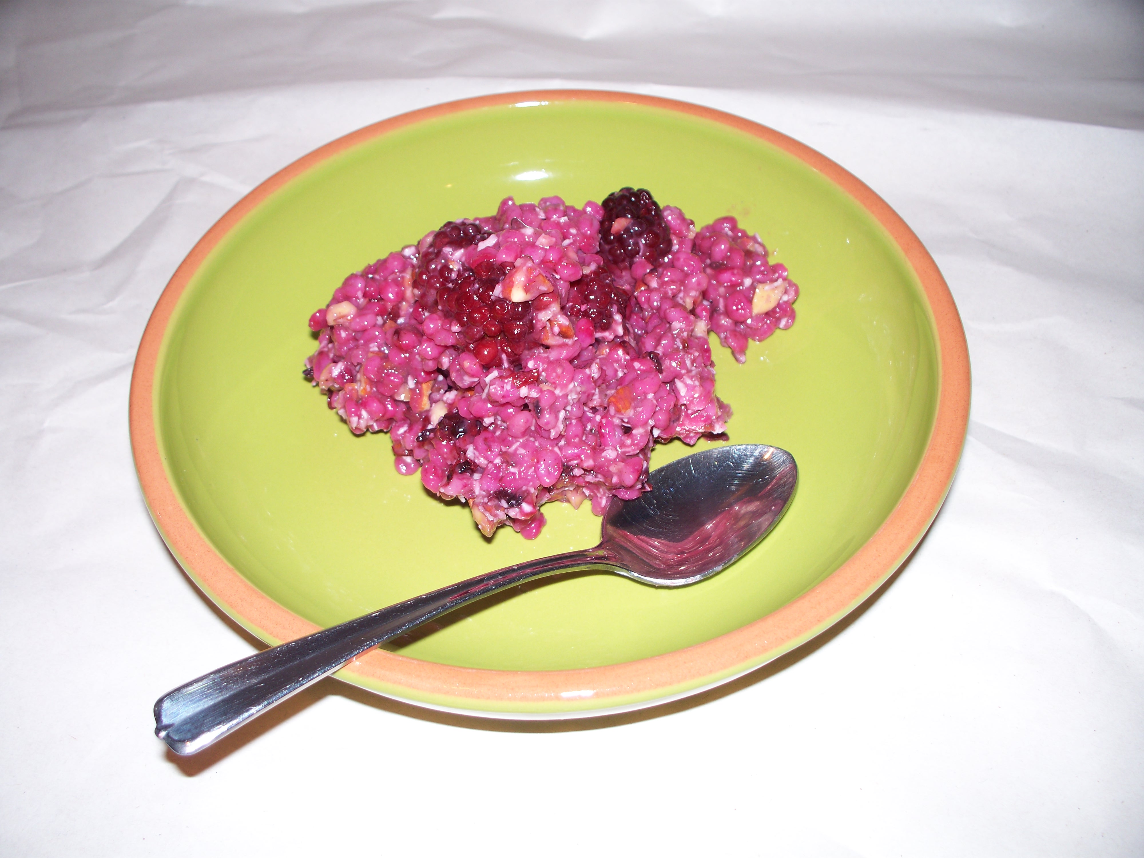 Blackberry Barley Breakfast Bowl