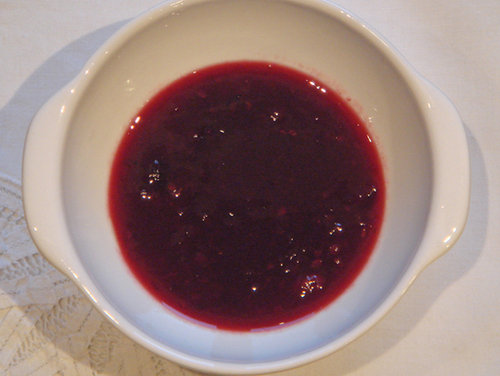 Pinot Noir Cranberry Sauce