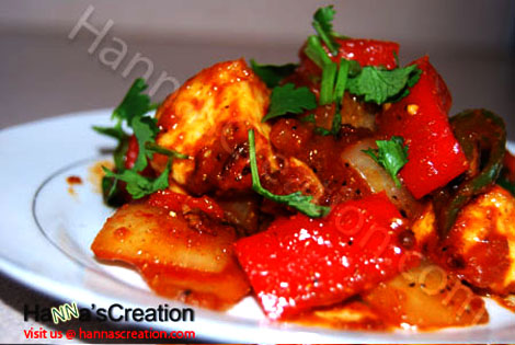 Paneer chilly