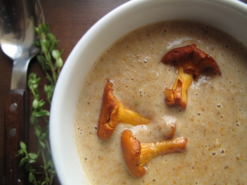 Roasted Wild Mushroom Soup