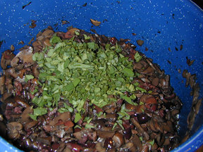 Mushroom Olive Compote