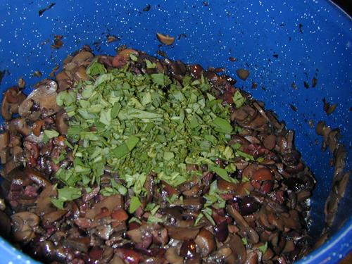 Mushroom Olive Compote