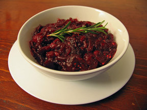 Cranberry Chutney with Rosemary and Figs