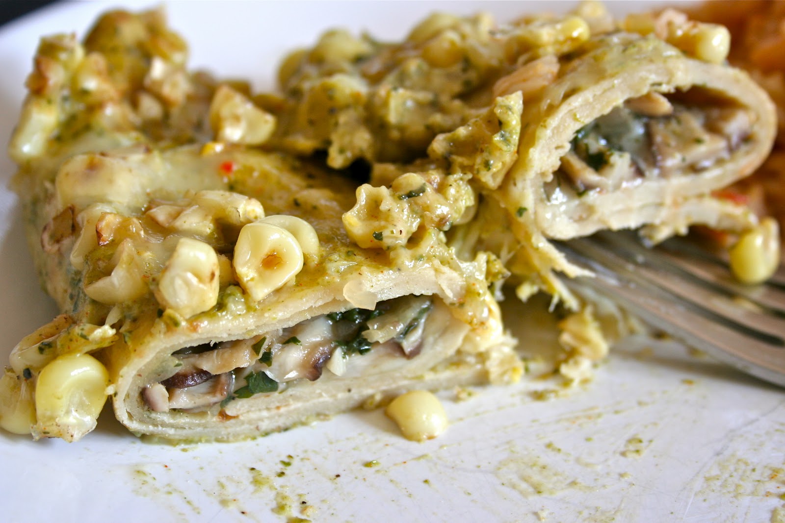 Shiitake Mushroom Enchiladas