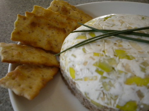 Layered Mushroom and Leek Pate