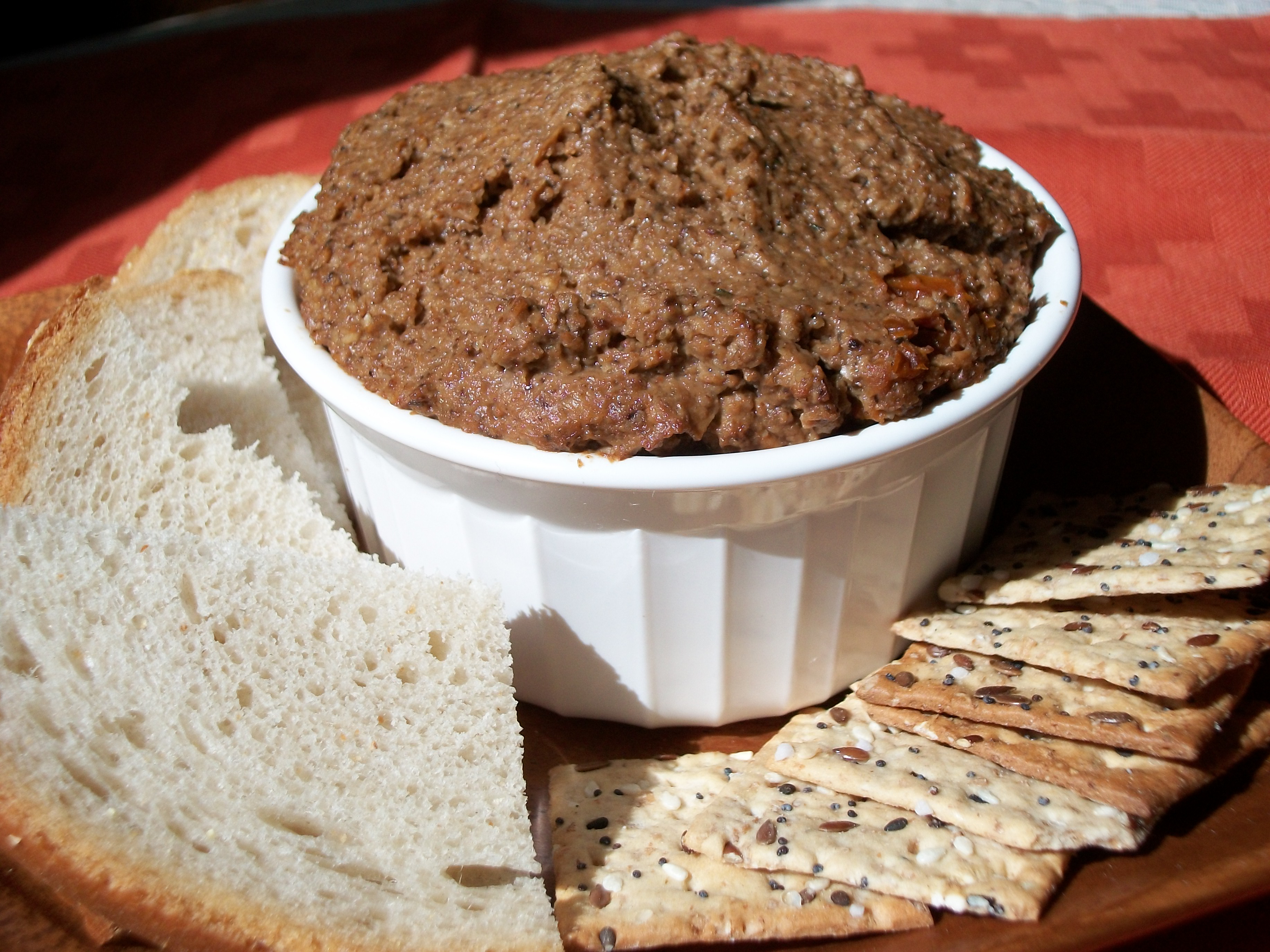 Oyster Mushroom and Hazelnut Spread