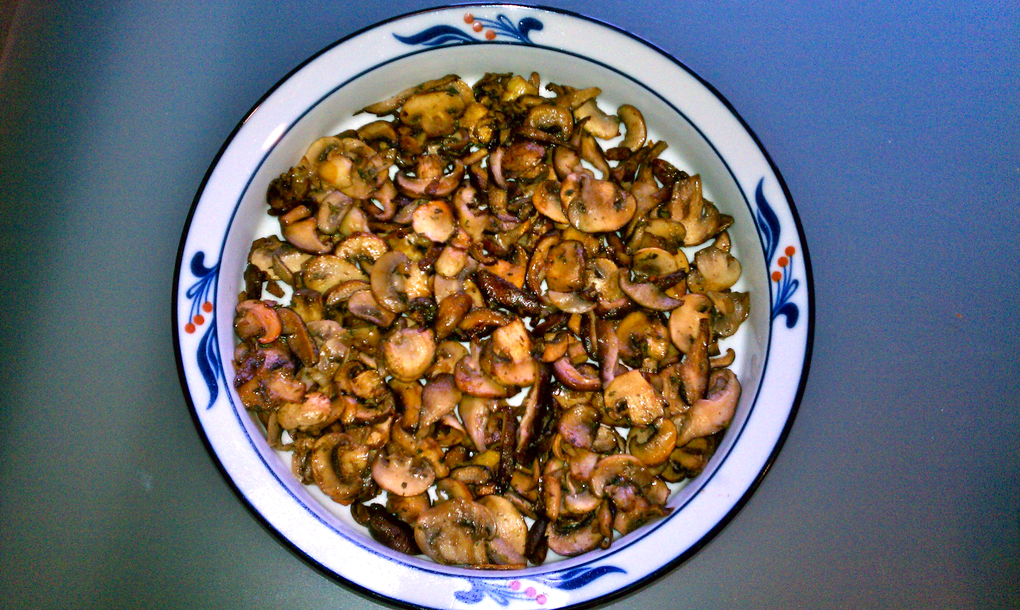 Sherried Mushroom Clafoutis