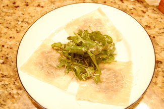 Truffled Wild Mushroom Ravioli "Salad"