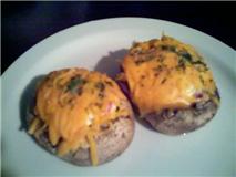 Stuffed Cheesy Mushroom