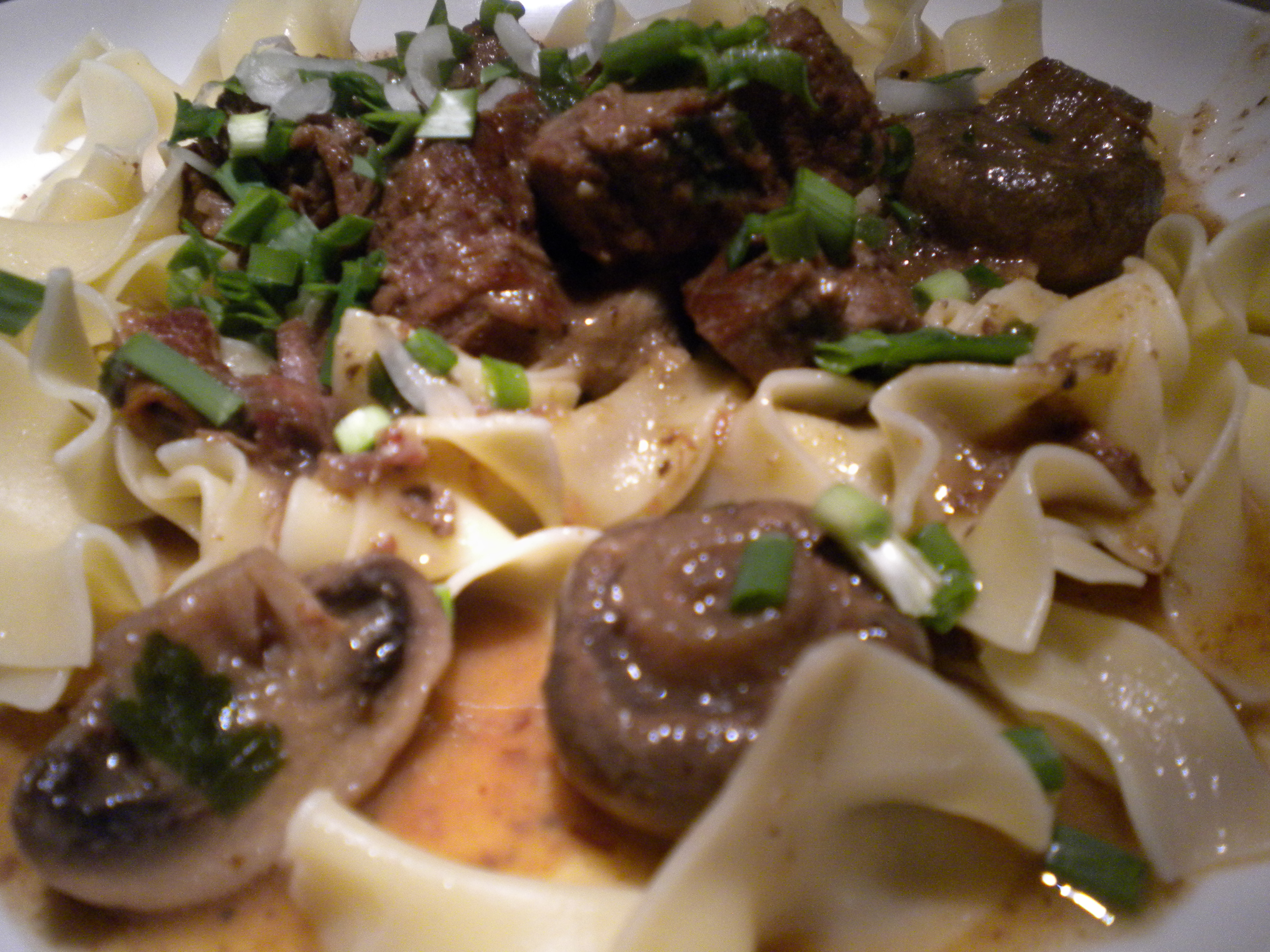 A Little Beef, A Little Beer...A Lot Of Mushrooms