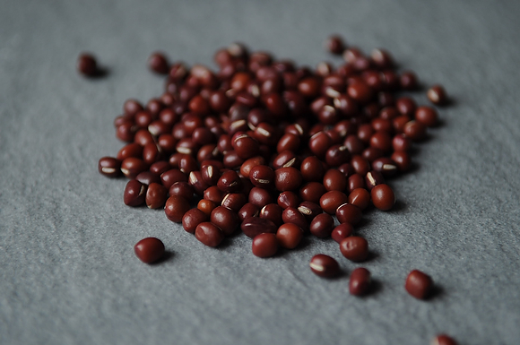 Perfumed Adzuki Beans and Rice with Bourbon and Bacon