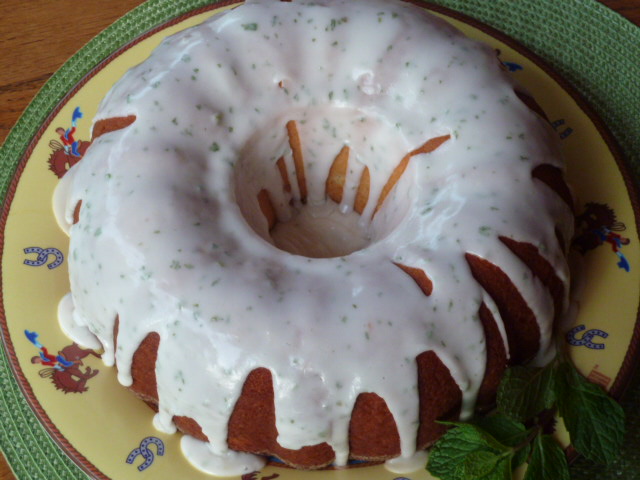 Texas Ruby Red Grapefruit Cake with a Hint of Mint